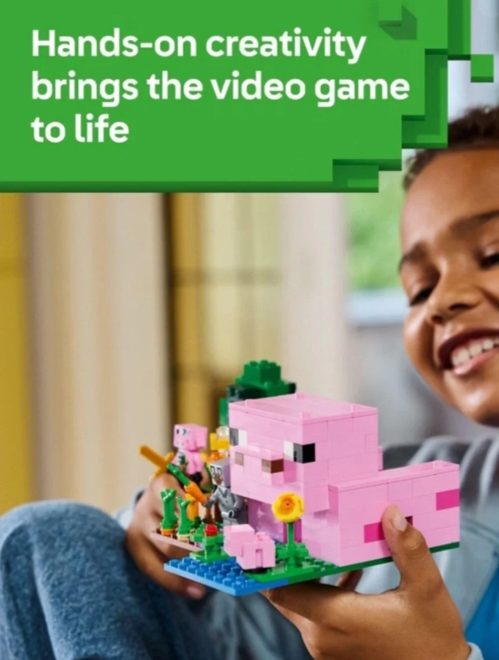 Lego Minecraft The Baby Pig House Building Set Ages 7+ 238 PCS NWT